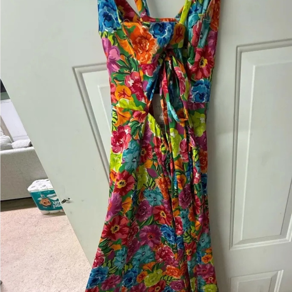 Bright Multi-Color Show Me Your MuMu Dress - Picture 3 of 5